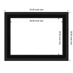 Parlor Framed Dry Erase Magnetic Board