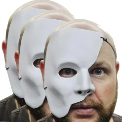 Partial Face Mask Phantom Horror Costume