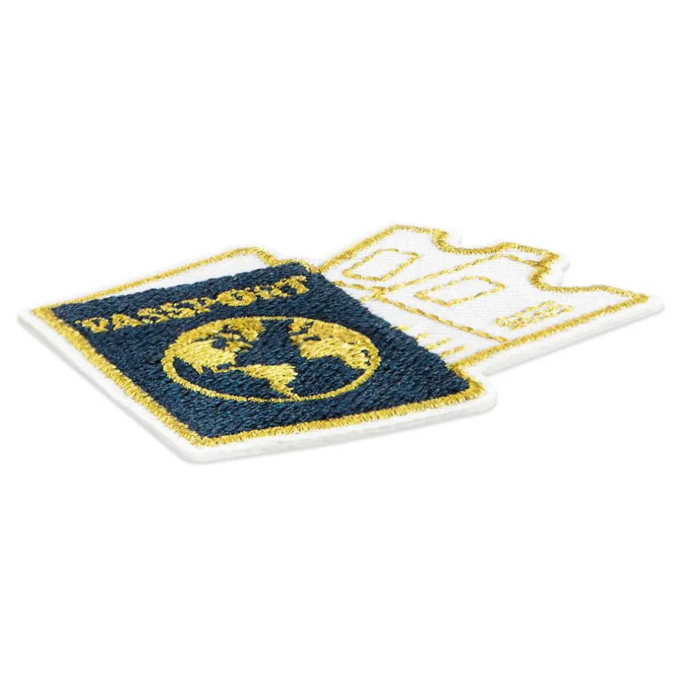 Passport Embroidered Iron-On & Adhesive Patch by Make Market®
