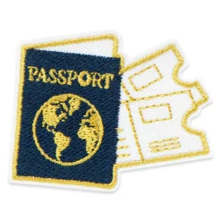 Passport Embroidered Iron-On & Adhesive Patch by Make Market®