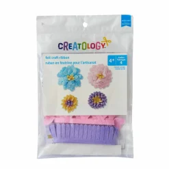 Pastel Felt Ribbon Flower Craft Kit by Creatologyâ„¢