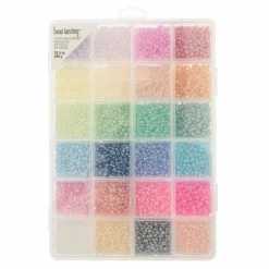 8/0 Pastel Glass Seed Beads, 10.5oz. by Bead Landing™