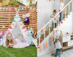 Pastel Pennant Banner Flags