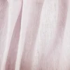 Pastel Pink-White Spence Bryson Texture Slub Irish Linen Chambray Fabric By the Yard