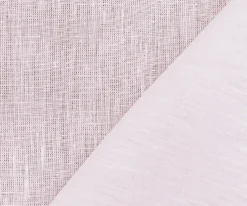 Pastel Pink-White Spence Bryson Texture Slub Irish Linen Chambray Fabric By the Yard
