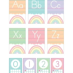 Pastel Pop Alphabet Bulletin Board Set