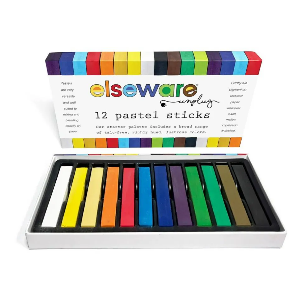 Pastel Sticks – Talc-Free – 12 Vibrant Colors