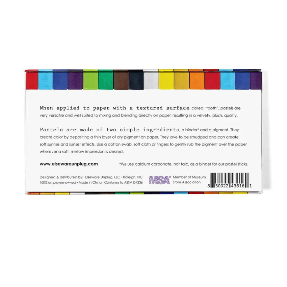 Pastel Sticks – Talc-Free – 12 Vibrant Colors