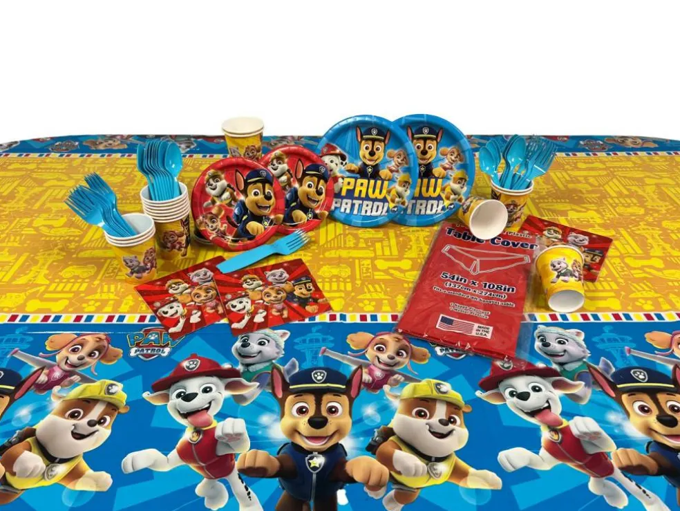 Paw Patrol Birthday Party Kit for 8 or 16 Guests