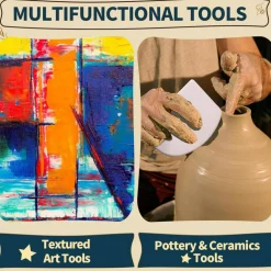 7-Pc Cake Scraper Set - Plastic Scrapers, Cake Smoother & Decorating Tools