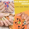 6Pcs All Holiday Nail Art Plates