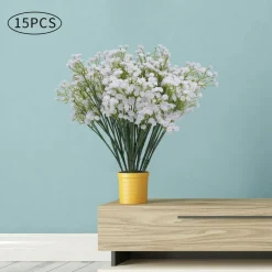 15 PCS Artificial Baby's-Breath Flowers