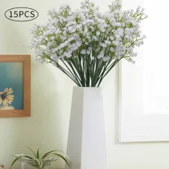 15 PCS Artificial Baby's-Breath Flowers