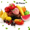 28 Pcs Artificial Fruit