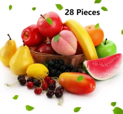 28 Pcs Artificial Fruit