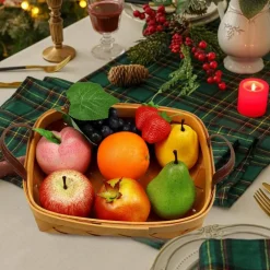 9 PCS Artificial Fruits Fake Fruits