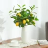 3 Pcs Artificial Lemons Tree Branches