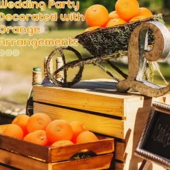 24PCS Artificial Oranges for Decoration, Realistic Faux Orange Fruits, 3-Inch Lifelike Foam Citrus Display for Fruit Bowls, Table Centerpieces, Home Kitchen Decor, Wedding Party & Photography Props