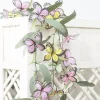 3 pcs Assorted Faux Butterfly Flowers Garlands Willow Greenery Leaves Party