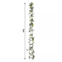 3 pcs Assorted Faux Butterfly Flowers Garlands Willow Greenery Leaves Party