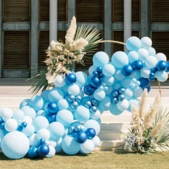 50pcs Blue Latex Balloons