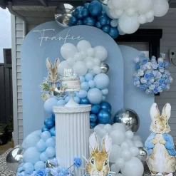 50pcs Blue Latex Balloons