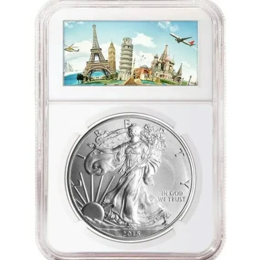 10 Pcs Coin Display Slabs 38mm Coin Holders for Morgan Peace Ike Silver Dollar Storage Case