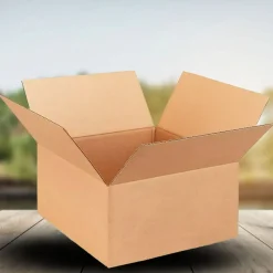 25 Pcs Corrugated Boxes, Durable Kraft, Packing and Shipping 16 x 16 x 8 Inch