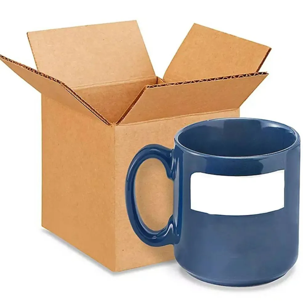 25 pcs Corrugated Kraft Shipping Boxes for Packaging Durable 4 x 4 x 4 Inch