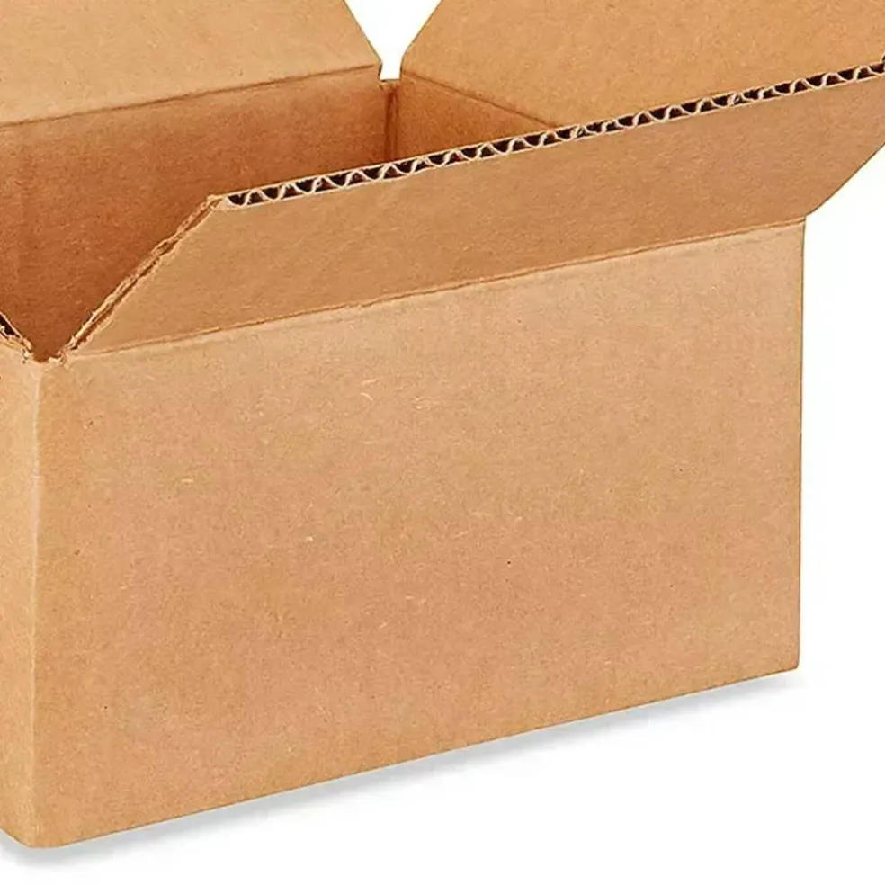 25 pcs Corrugated Shipping Boxes Durable Kraft Cardboard 8 x 6 x 4 Inch
