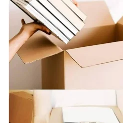 25 pcs Corrugated Shipping Boxes Durable Kraft Cardboard 6 x 6 x 6 Inch