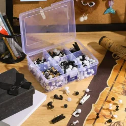 600 pcs decorative push pins black and white thumbtacks 6 types for cork boards bulletin boards and classroom decor