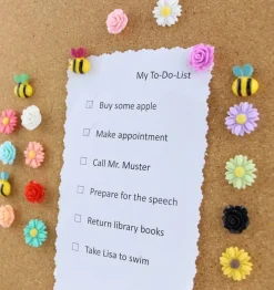 24 pcs decorative thumbtacks colorful flower and bee pushpins for cork boards whiteboards and photo walls