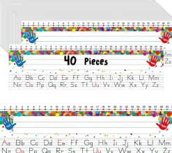 40 PCS Desk Nameplates (Alphabet B) 12" x 3.5"