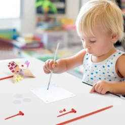400 Pcs DIY Blank Paper Pinwheels for Kids, Color Your Own Spring Summer Craft Pinwheels, Creative Art Activity for School, Daycare, Mother's Day, Parties and Classroom Projects
