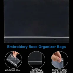 240 Pcs Embroidery Floss Cross Stitch Bag Organizer