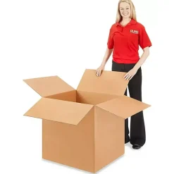 10 Pcs Extra Large Corrugated Shipping Boxes 24 x 24 x 24 Inch for Packing Odd Shaped Items