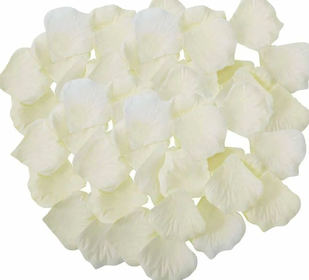 1200 Pcs Fake Flower Petals (Ivory)