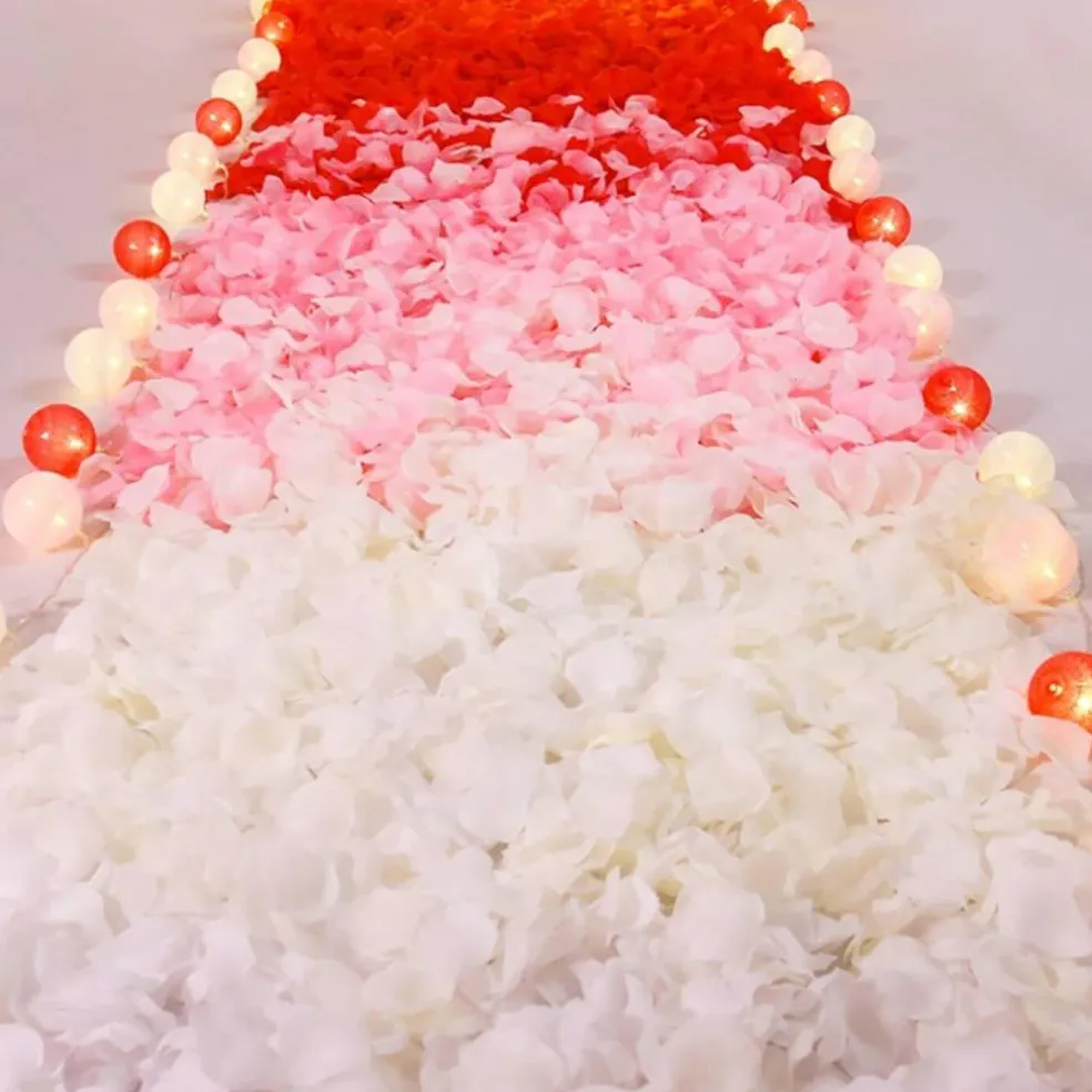 1200 Pcs Fake Flower Petals (Ivory)