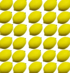 30PCS Fake Yellow Lemons
