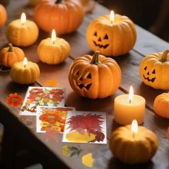 108 Pcs Fall Pumpkin Silicone Candle Molds