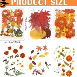 108 Pcs Fall Pumpkin Silicone Candle Molds