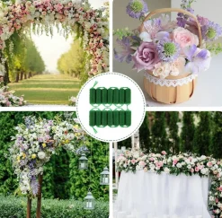 14 Pcs Floral Foam Garland 9.2ft Flower Sponge Blocks Kit, Absorption Flower Holder Arch Door Tabletop Flower Arrangement Material Floral Craft Wet Foam Blocks for Home Wedding Holiday Decoration