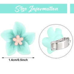 20Pcs Flower Hair Clips Accessories (Color)