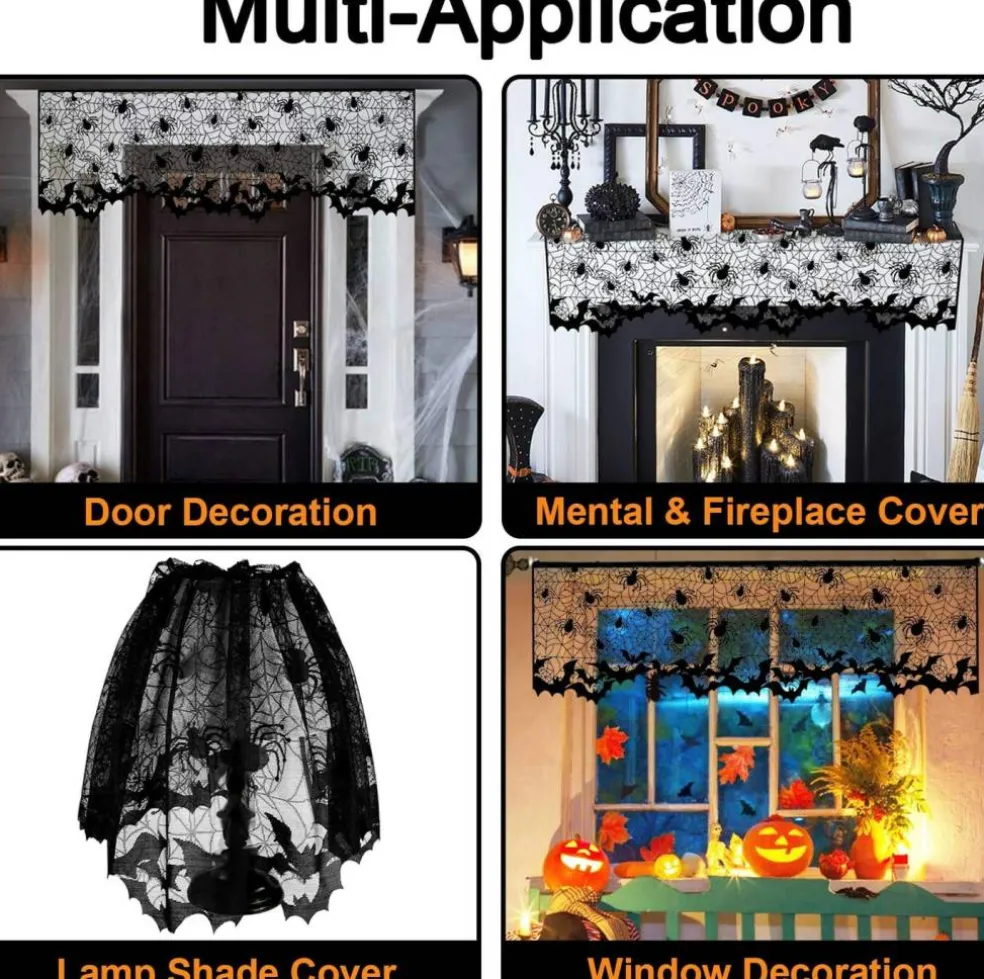 3Pcs Halloween Lamp Shade Cover Decoration