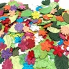 200 Pcs Handmade Mixed Mulberry Paper Flowers Petals and Leaves Wedding