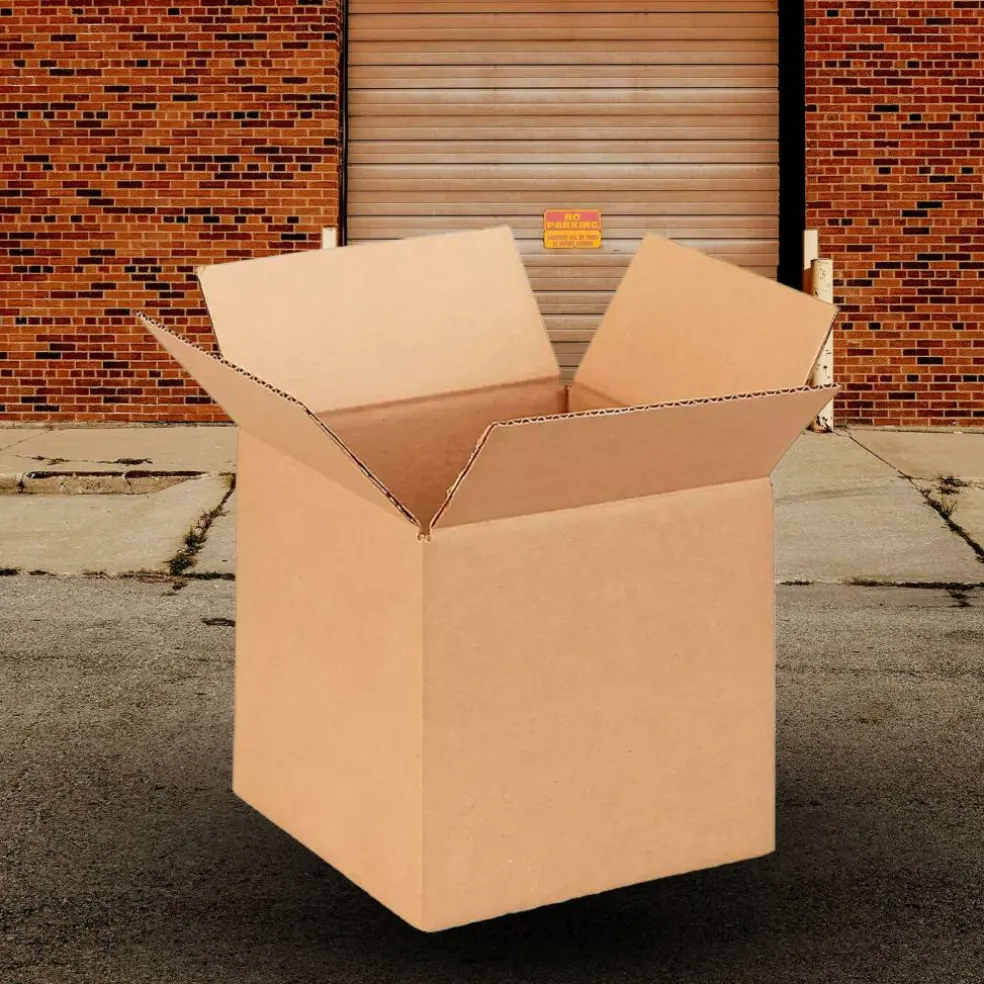 25 pcs Heavy Duty Corrugated Shipping Storage Box 8 x 8 x 8 inch