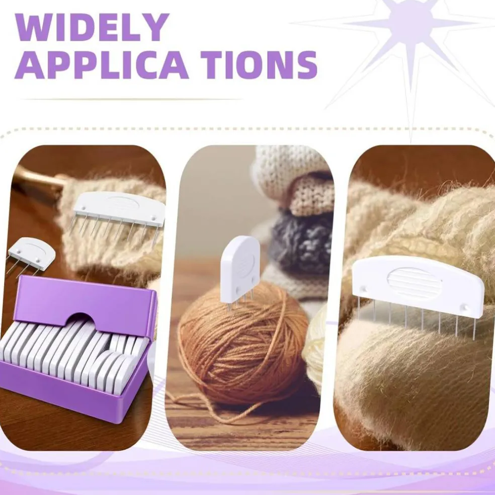 9PCS Knitting Blocking Mats with Grids, Extra Thick Crochet Blocking Boards, 22 Knitting Blockers and 100 T Pins for Knitting, Crochet, Lace and Needlework Projects