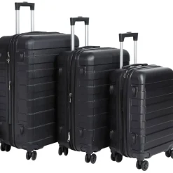 3PCS Luggage Set 4-Wheel Suitcase Hardside Spinner Lightweight