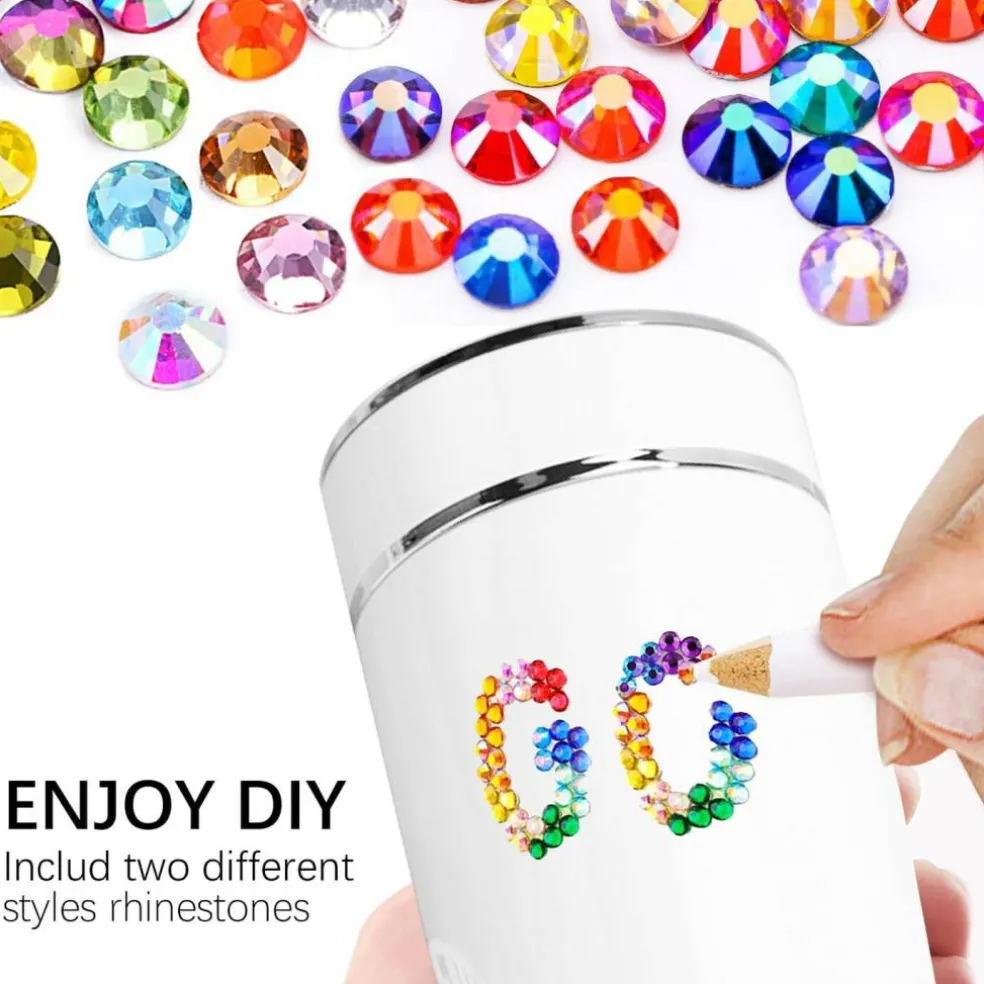 48000Pcs 3mm Flatback Rhinestones Gems - 48 Color